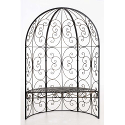 Cenador de Jardín Rosie con Banco Bronce