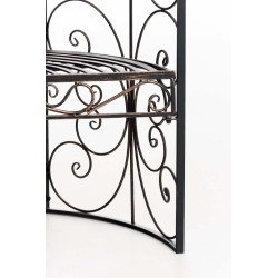 Padiglione da Giardino con Panca ROSIE bronzo