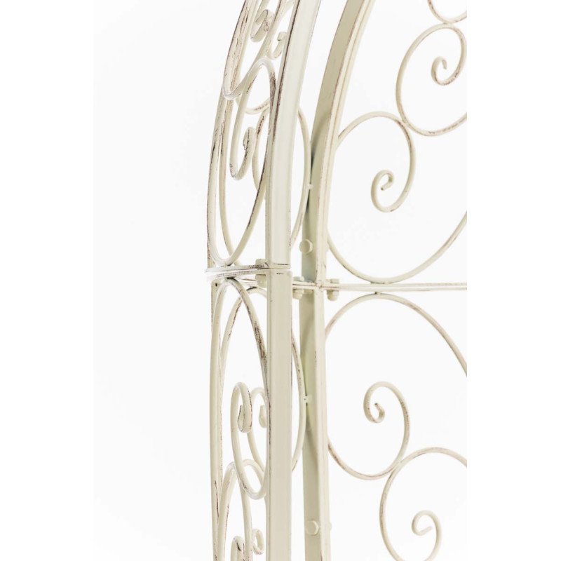 Pavillon Rosie semi-enterré avec banc ancien couleur crème