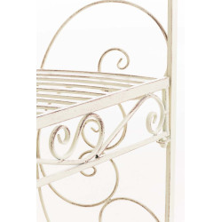 Pavillon Rosie semi-enterré avec banc ancien couleur crème