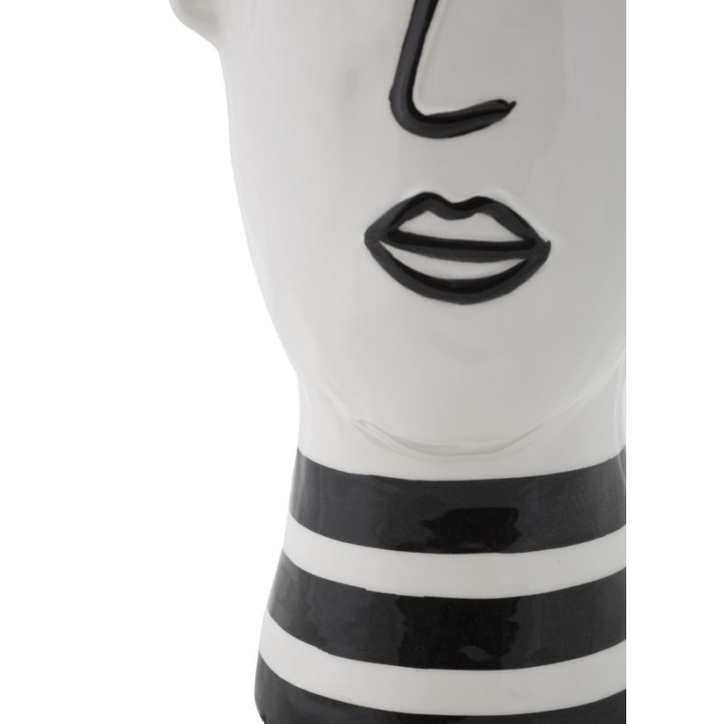 Vase Visage Artistique CM 13,2X11,8X26,3