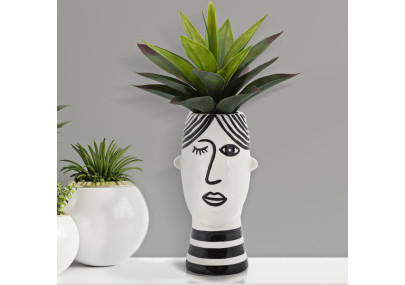 Vase Visage Artistique CM 13,2X11,8X26,3