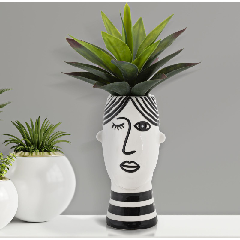Vase Visage Artistique CM 13,2X11,8X26,3