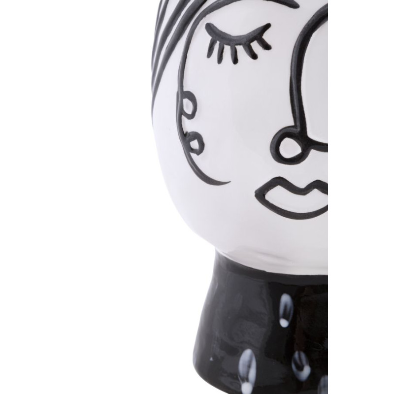 Vase Pot Face Chic CM Ø 14X18,2