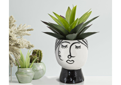 Vaso Poggia Faccina Chic CM Ø 14X18,2