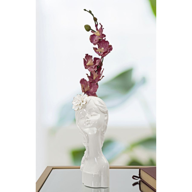 Florero Joven Mujer Elegante CM 10,5X10X24,7