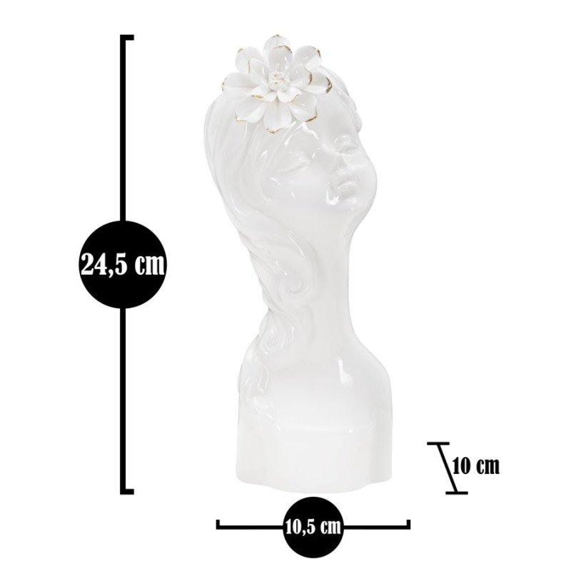 Vaso Giovane Donna Elegante CM 10,5X10X24,7