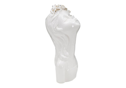 Vaso Jovem Mulher Rosas Encantadas CM 10x14x26