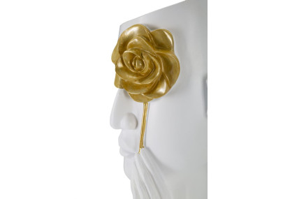 Florero Rostro Con Flores CM 14X13X27