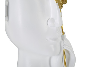 Vaso Viso Con Fiori CM 14X13X27