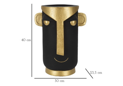 Vase Tribal Contemporain -C- CM 30X23,5X40