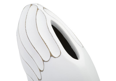 Vase Polyrésine Lignes Raffinées CM 34X11,5X24,5