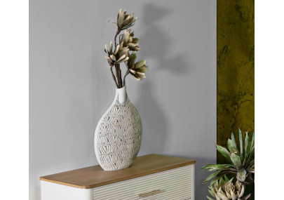 Vase Polyrésine Nairobi Élancé CM 30,5X11,5X46,5