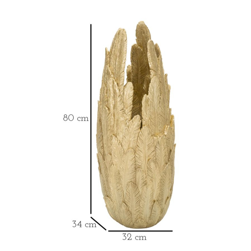 Vase Plumes Élégant CM 32X34X80