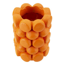 Vase Orange Décoratif CM Ø 19X28