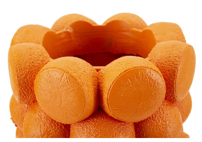 Vase Orange Décoratif CM Ø 19X28