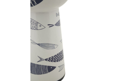 Vase Poisson Haut Design CM Ø 14X38,5