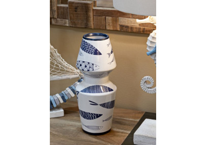 Vase Poisson Double Chic CM Ø 14X34