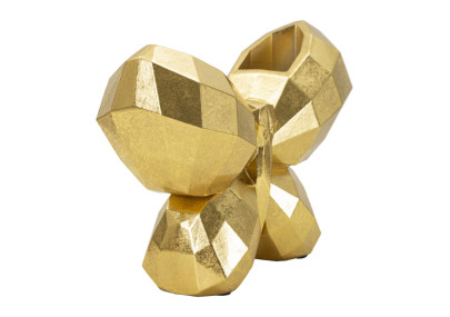 Vase Papillon Or Raffiné CM 22,5X8X15