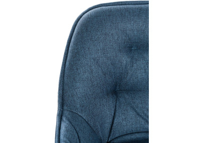 Set di 2 sgabelli da bar Gibson blu,Tessuto