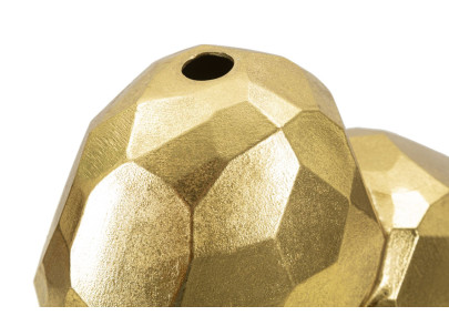 Vase Coeur Or Élégance CM 19X9X18