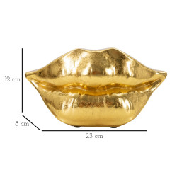 Vase Bouche Lèvre Glam CM 23X8X12