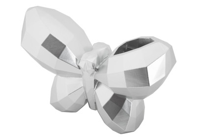 Vase Papillon Argent Sublime CM 22,5X8X15