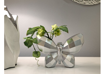 Vase Papillon Argent Sublime CM 22,5X8X15