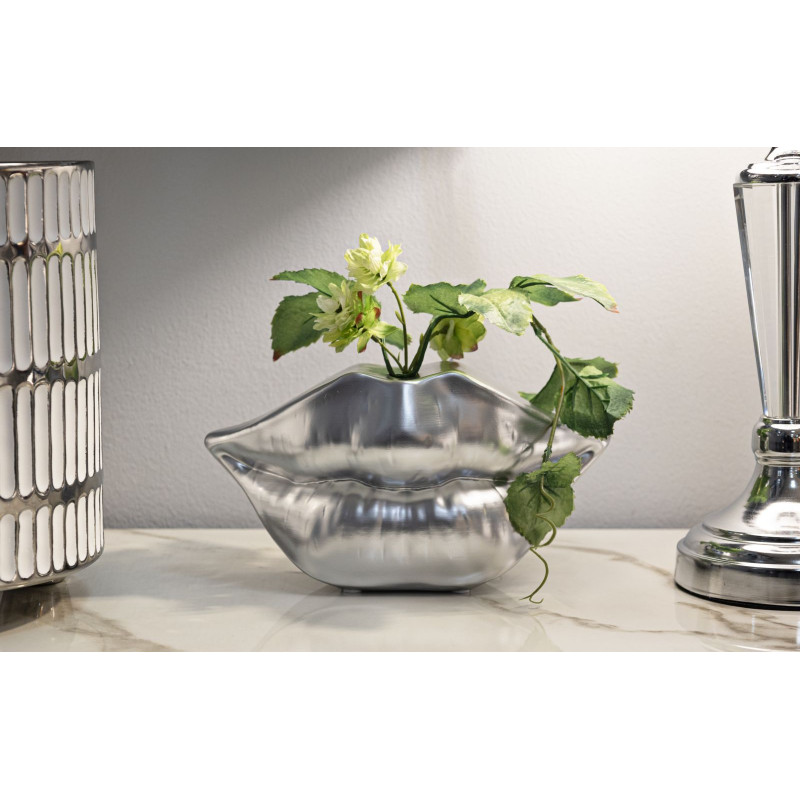 Pot Bouchon Lip Argent Élégant CM 23X8X12