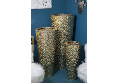 Porte-Vase Glasy Set 3 PCS Chic CM Ø 50,8X114,9-40X92,7-29,8X70,5