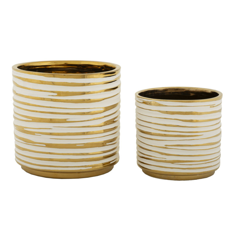 Porte-Vase Blom Set 2 PCS Chic CM Ø 23X22-18X17,5