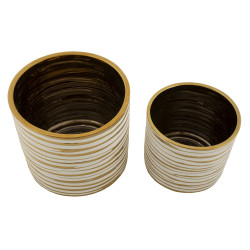 Porte-Vase Blom Set 2 PCS Chic CM Ø 23X22-18X17,5