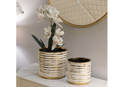 Porte-Vase Blom Set 2 PCS Chic CM Ø 23X22-18X17,5