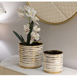 Porte-Vase Blom Set 2 PCS Chic CM Ø 23X22-18X17,5