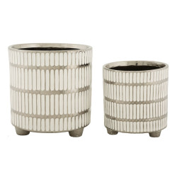 Porte-Vase Ray Set 2 PCS Élégant CM Ø 22,5X24-18X19