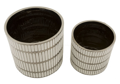 Porte-Vase Ray Set 2 PCS Élégant CM Ø 22,5X24-18X19