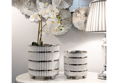 Porte-Vase Ray Set 2 PCS Élégant CM Ø 22,5X24-18X19