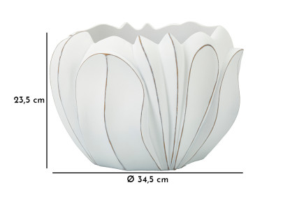 Cachepot Gardy Raffiné CM Ø 34,5X23,5
