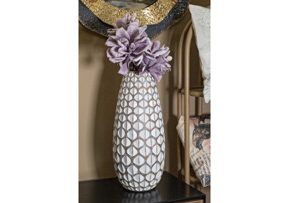 Vase en Résine Tibet Élancé CM Ø 20X45,5