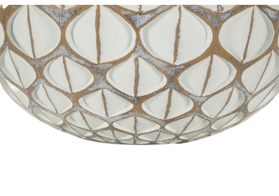 Vase en Résine Tibet Compact CM Ø27X27