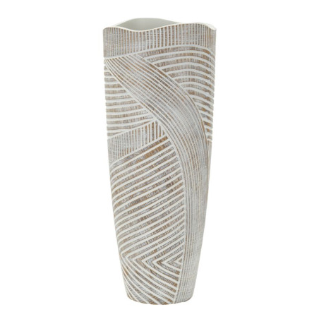Vase Résine Bois Élégant CM Ø 18X45