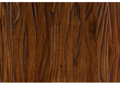 Set de 2 taburetes de bar Skelde en madera y metal Nogal