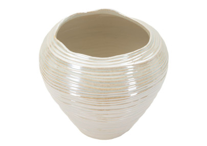 Vase Rond Perlé Chic CM Ø27X24