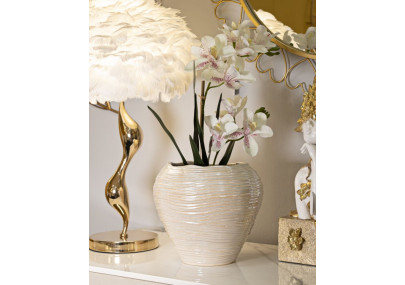 Vase Rond Perlé Chic CM Ø27X24