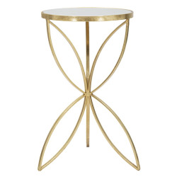 Luxurious Glam PAPILLON Plant Display Ø 35X60 cm - Iron & Mirror