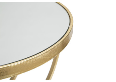 Luxurious Glam PAPILLON Plant Display Ø 35X60 cm - Iron & Mirror