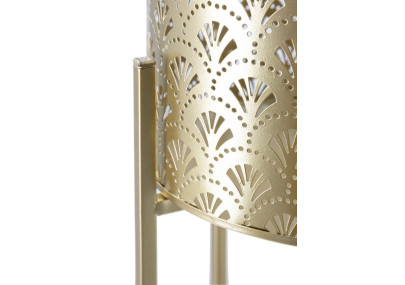 Glam GOLVY Vase Stand Set of 2 -B- Ø 21X52-19X42 cm - Iron