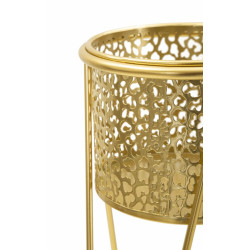 Glam Set of 2 OR Vase Holders 21X20X46-18X18X32 cm - Iron