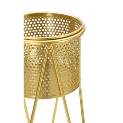 Glam Set of 2 GLAT Vase Holders 21X20X46-18X18X32 cm - Iron