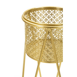 Glam Set of 2 NAT Vase Holders 21X20X46-18X18X32 cm - Iron